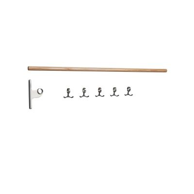 Essem Design Nostalgi jatkettava naulakko Tammi, alumiinirunko