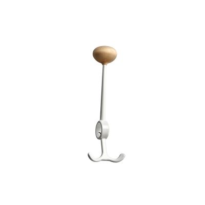 Essem Design Oskar koukku Valkoinen, koivunuppi | Alk. 44,00 €