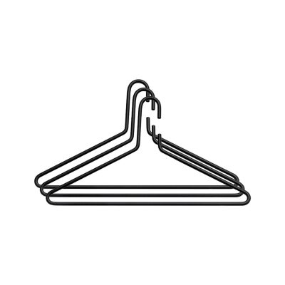 Essem Design Triangel vaateripustin, 3-pakkaus Musta | Alk. 29,00 €
