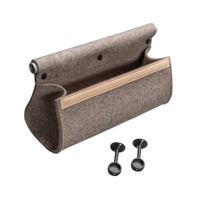 Essem Design Ulrika seinäsäilytysteline Luonnonvilla-musta | Alk. 208,00 €