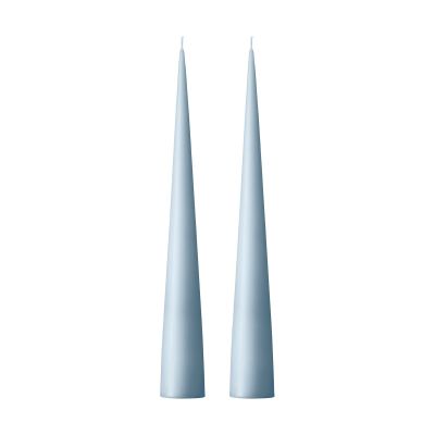 ester & erik ester & erik -kartiokynttilä 37 cm, 2-pakkaus matta Dusty blue 83 | Alk. 16,30 €