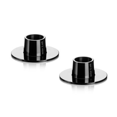 ester & erik ester & erik kynttilänjalka kiiltävä 2-pakkaus Musta | Alk. 27,00 €