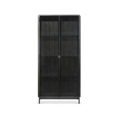 Ethnicraft Anders vitriinikaappi Musta 2 lasiovea-Metalli | Alk. 1 980,09 €
