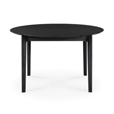 Ethnicraft Bok ruokapöytä ovaali 129/179 x 100 x 76 cm Mustaksi petsattu tammi | Alk. 3 749,00 €
