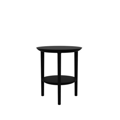 Ethnicraft Bok sivupöytä Musta tammi Ø 43 | Alk. 608,00 €
