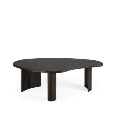 Ethnicraft Boomerang -sohvapöytä Mahogny dark brown 125 x 75 cm | Alk. 891,00 €