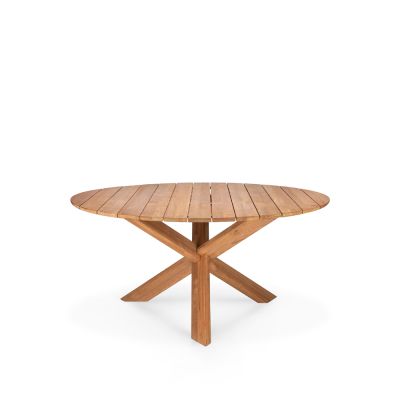 Ethnicraft Circle outdoor -ruokapöytä tiikki Ø 136 cm | Alk. 2 303,00 €