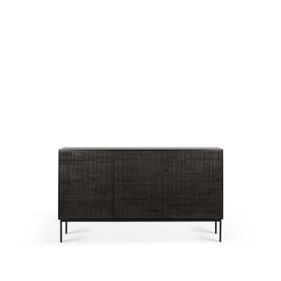 Ethnicraft Grooves sideboard Black 3 ovea | Alk. 2 496,00 €