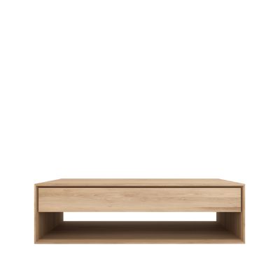 Ethnicraft Nordic sohvapöytä Vahaöljytty tammi 1 laatikko 120 x 70 cm | Alk. 1 358,00 €