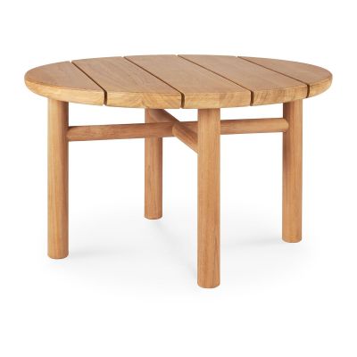 Ethnicraft Quatro outdoor -sohvapöytä tiikki Ø 59 cm | Alk. 508,00 €