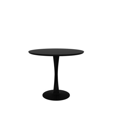 Ethnicraft Torsion ruokapöytä pyöreä mustaksi petsattu tammi Ø 90 cm | Alk. 1 420,00 €