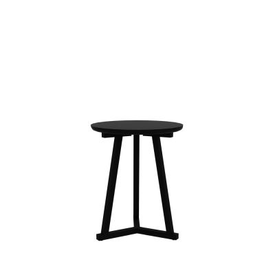 Ethnicraft Tripod sivupöytä Black oak small 56 x 46 cm | Alk. 309,00 €