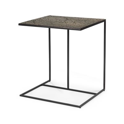 Ethnicraft Triptic sivupöytä 51 x 45 cm Whiskey-Black | Alk. 409,00 €