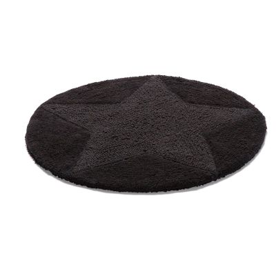 Etol Design Star matto, pyöreä musta | Alk. 25,90 €