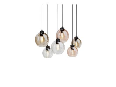 Euluna - Cubus 6 Riippuvalaisin Clear/Smoke/Amber Euluna | Alk. 296,00 €