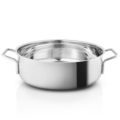 Eva Trio Paistokasari kahdella kahvalla, ruostumaton teräs, 28 cm