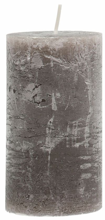 Fanni K Rustiikki pöytäkynttilä 6,8x12 cm harmaa | Alk. 5,90 €