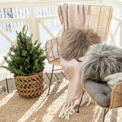 Fanni K Sammal torkkupeitto 125x150 cm roosa