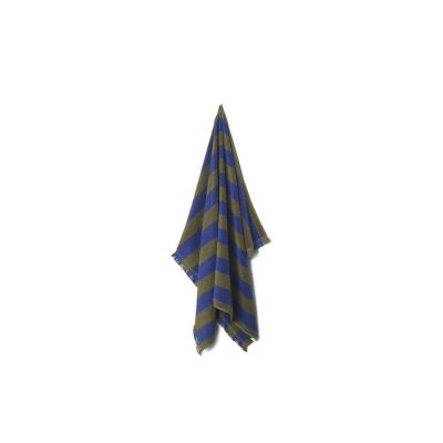 ferm LIVING - Alee Beach Towel Olive/Bright Blue ferm LIVING | Alk. 70,00 €