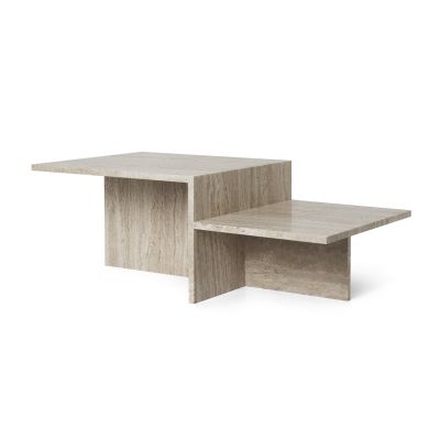 ferm LIVING Distinct sohvapöytä Travertin | Alk. 1 266,00 €
