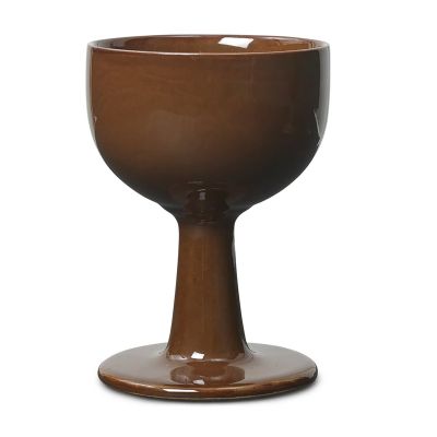 ferm LIVING Floccula viinilasi 16 cl soil | Alk. 21,00 €