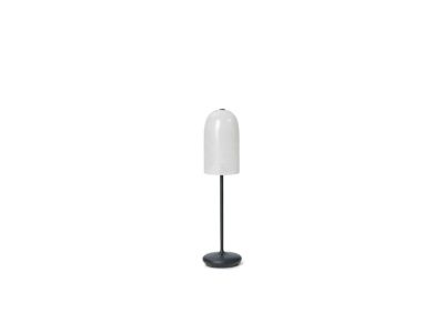 ferm LIVING - Gry Portable Pöytävalaisin Black/Translucent ferm LIVING