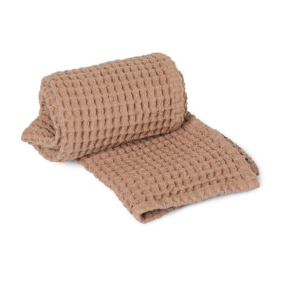 ferm LIVING Käsipyyhe luomupuuvillaa, kellanruskea 50 x 100 cm | Alk. 19,90 €