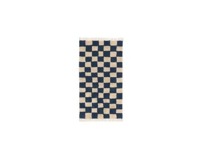 ferm LIVING - Mara Washable Rug Deep Blue/Warm Sand ferm LIVING