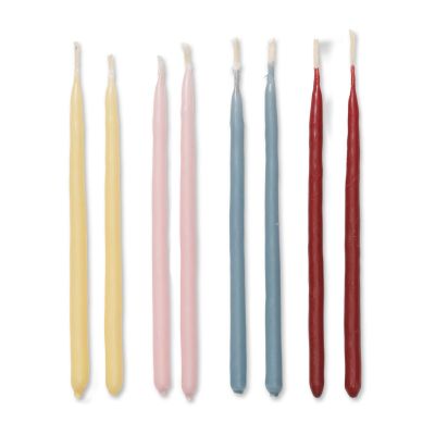 ferm LIVING Miniatyr kynttilät 24-pakkaus 10 cm Whimsical Blend | Alk. 9,00 €