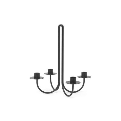 ferm LIVING - Sway Candelabra Black | Alk. 42,00 €