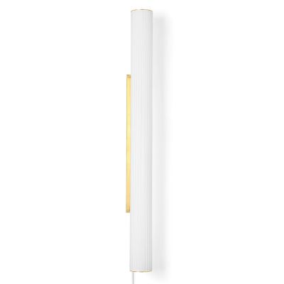 ferm LIVING Vuelta seinävalaisin 100 cm Valkoinen-Messinki | Alk. 691,90 €