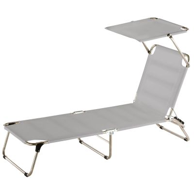 Fiam, Amigo aurinkotuoli top harmaa alumiini/tekstiili | Alk. 370,00 €