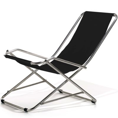 Fiam, Dondolina aurinkotuoli musta textilene/alumiini | Alk. 225,00 €