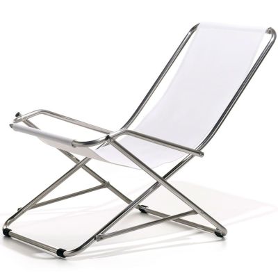 Fiam, Dondolina aurinkotuoli valkoinen textilene/alumiini | Alk. 225,00 €