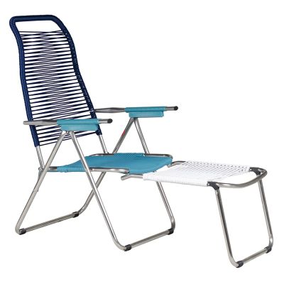 Fiam, Spaghetti aurinkotuoli pop blue/turquoise/white/turquise alumiini