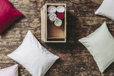 Finlayson Yksivärinen satiinityynyliina Harmaa