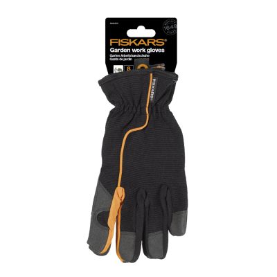 Fiskars Puutarhahanskat koko 8 Musta | Alk. 23,49 €