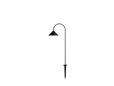 Frandsen - Grasp Garden Puutarhavalaisin w/Spike Matt Black | Alk. 183,00 €