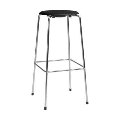 Fritz Hansen High Dot baarijakkara Musta saarni-kromi | Alk. 320,40 €