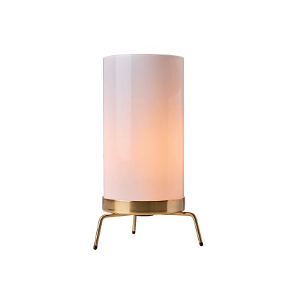 Fritz Hansen - PM-02 Pöytävalaisin Opaali/Messinki