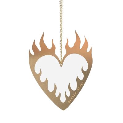 Garden Glory, Flaming Heart Ornament Gold | Alk. 60,00 €
