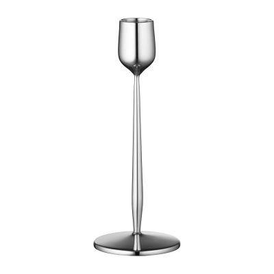 Gense Dorotea kynttilänjalka 18 cm Kiiltävä teräs | Alk. 34,00 €