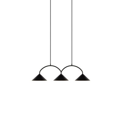 Globen Lighting Curve riippuvalaisin 3 Musta | Alk. 173,00 €