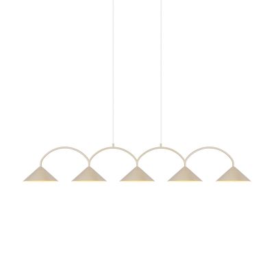 Globen Lighting Curve riippuvalaisin 5 Beige | Alk. 261,00 €
