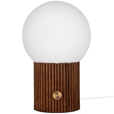 Globen Lighting Hubble-pöytävalaisin, 22 cm, pähkinä | Alk. 136,00 €