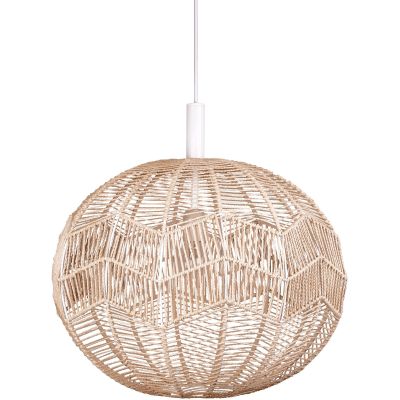Globen Lighting Missy-riippuvalaisin, luonnonvärinen/valkoinen | Alk. 281,00 €