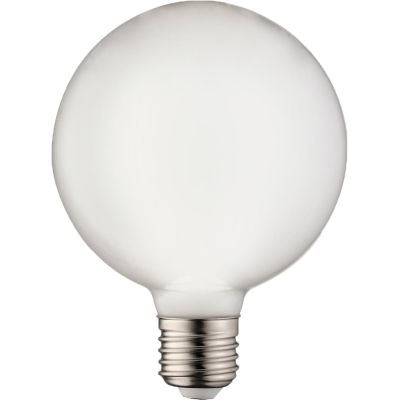 Globen Lighting Valonlähde E27 LED kolmiportainen himmennin, pyöreä, 125 mm 0,4-7W, opaali | Alk. 17,00 €