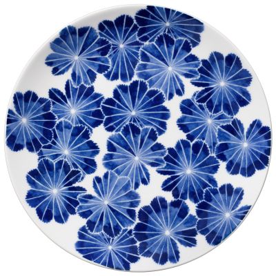Götefors Porslin Daggkåpa lautanen 21 cm, sininen | Alk. 20,00 €