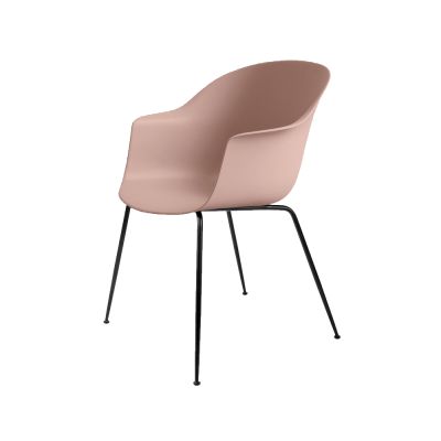 GUBI Bat tuoli Sweet pink, musta teräsrunko | Alk. 289,00 €