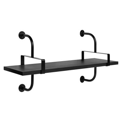 GUBI Démon hylly 1 hyllylevy 95 cm Black stained ash | Alk. 269,10 €